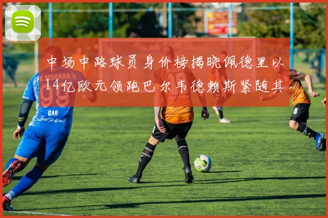 中场中路球员身价榜揭晓佩德里以14亿欧元领跑巴尔韦德赖斯紧随其后
