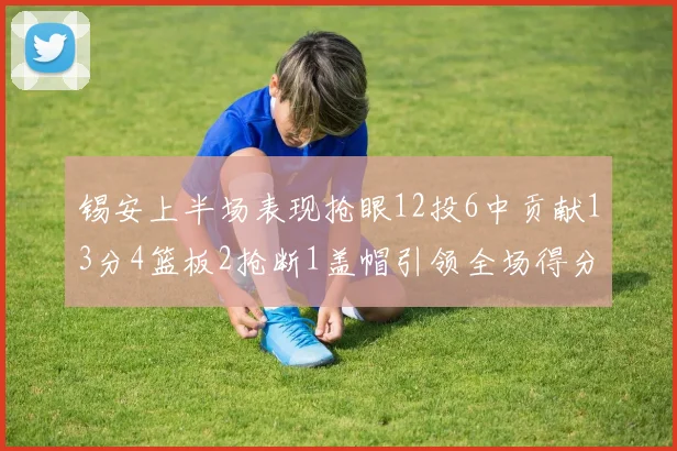 锡安上半场表现抢眼12投6中贡献13分4篮板2抢断1盖帽引领全场得分